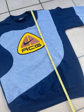 Sudadera Nike ACG Azul y Gris