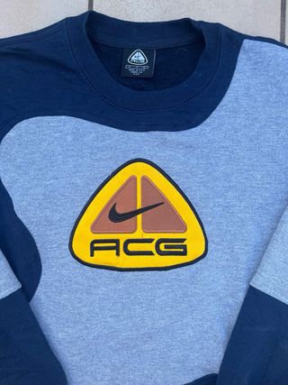 Sudadera Nike ACG Azul y Gris