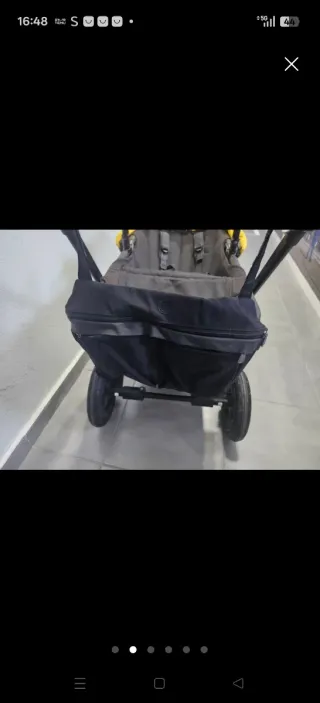 Bolso Bugaboo Manillar Negro.practicamente nuevo