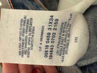 Vaqueros Levi's Hombre Azules