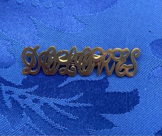 Broche nombre Dolores
