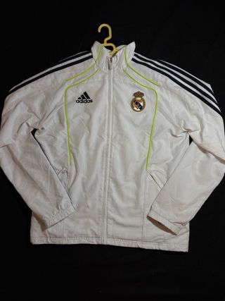 Chaqueta Vintage Real Madrid Adidas Blanca