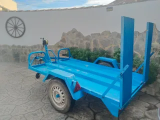 Remolque plataforma para tres motos, ATV o quad