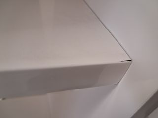 Mesa alta bar 3 estantes metal madera