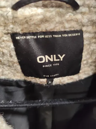 Abrigo invierno ONLY beige Talla M