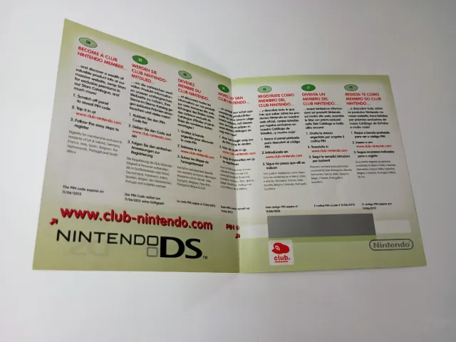 Folleto Club Nintendo Zelda Spirit Tracks