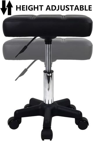 Taburete rodante ajustable altura 49-61 cm