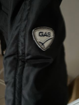 Gas Piumino Donna Nero con Pelliccia