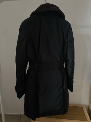 Gas Piumino Donna Nero con Pelliccia