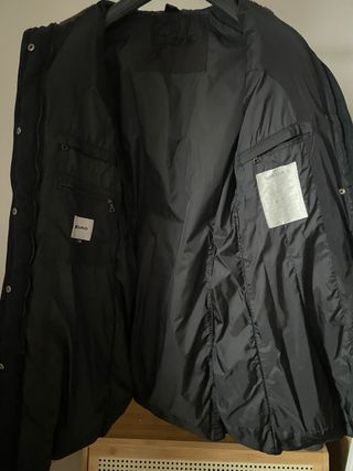 Gas Piumino Donna Nero con Pelliccia