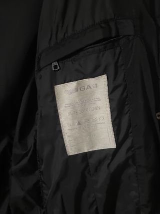 Gas Piumino Donna Nero con Pelliccia