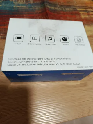 Teléfono FIJO DIGI, Gigaset A116 negro, sólo