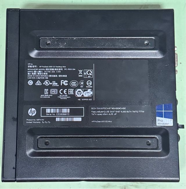 HP ProDesk 600 G2 Mini PC