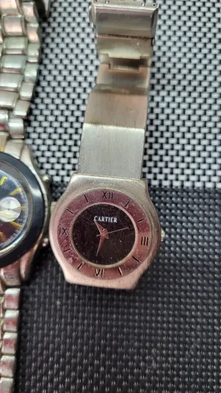 Lote 3 Relojes Cartier, Omega, Rolex