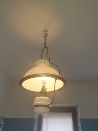 Lampadario in opalina