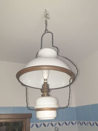 Lampadario in opalina
