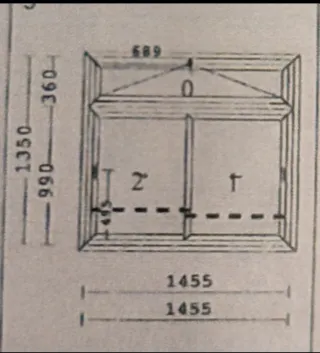 Ventana Blanca PVC Corredera