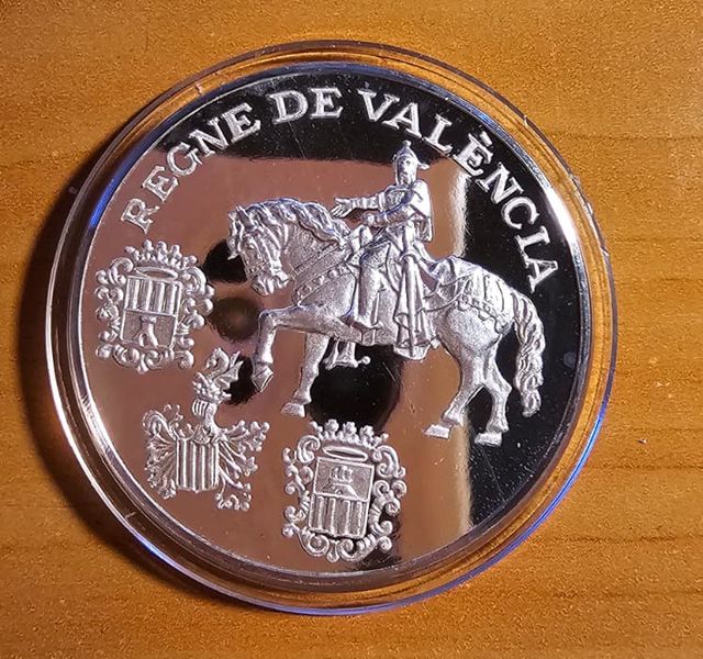 Moneda Plata 1 Onza Jaume I El Conquistador