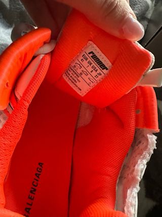 Balenciaga Runner Blancas Naranja