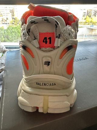 Balenciaga Runner Blancas Naranja