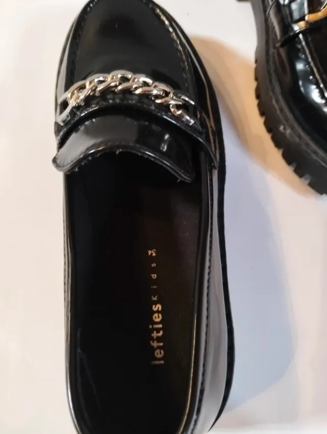 Zapatos niña Lefties T.34 negros