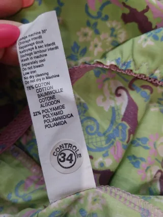 Pijama corto mujer algodón estampado