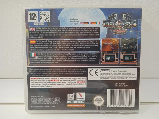 Biker Mice from Mars sigillato per Nintendo DS