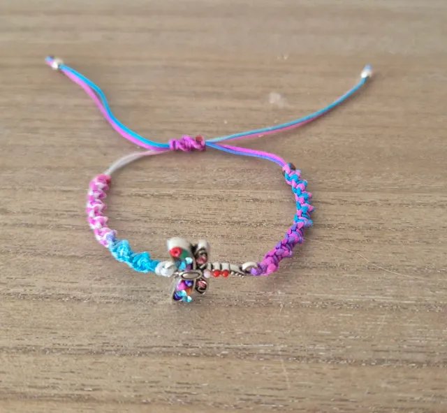 Pulsera libélula multicolor