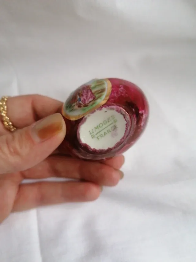 Mini Cesta Cerámica Limoges