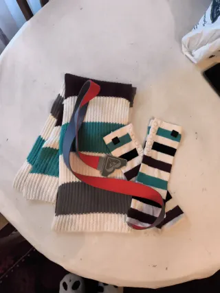 Pack Roxy: Bufanda, Mitones y Cinturón