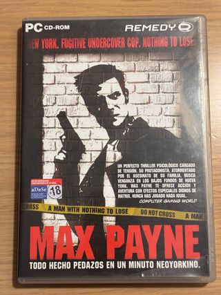 Max Payne PC CD-ROM