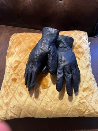 Guantes El Antílope Piel Vintage Años 80