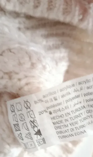 Jersey punto oversiza trenzado Pull&bear T. M