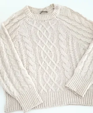 Jersey punto oversiza trenzado Pull&bear T. M