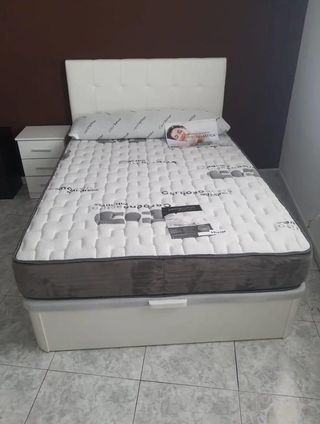 Canapé abatible con colchones Viscoelastica