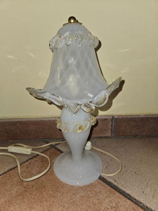 Coppia Lampade Murano Barovier