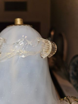 Coppia Lampade Murano Barovier