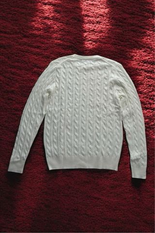 Jersey Polo Ralph Lauren Blanco Trenzado