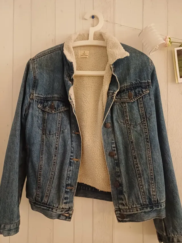 Abrigo vaquero forrado