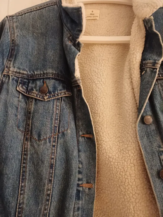 Abrigo vaquero forrado