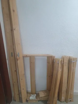 2 Estructuras Cama 90cm con cabezal