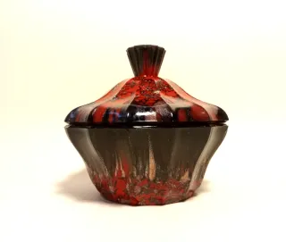 PORTAGIOIE MURANO Ciotola Coperchio AVVENTURINA