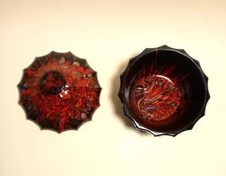 PORTAGIOIE MURANO Ciotola Coperchio AVVENTURINA