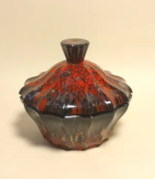 PORTAGIOIE MURANO Ciotola Coperchio AVVENTURINA