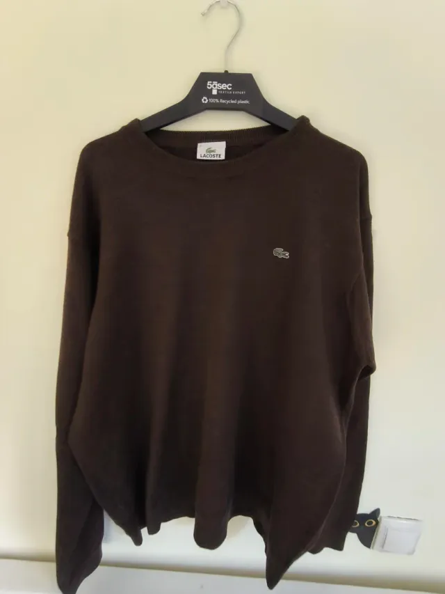 Jersey Lacoste Marrón Talla XL