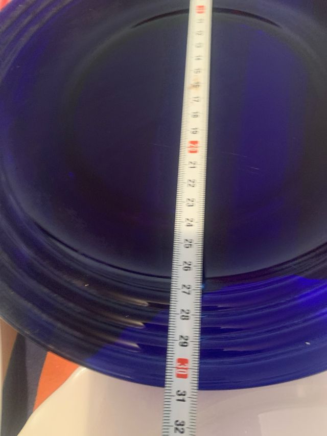 3 Bandejas Vidrio y Porcelana