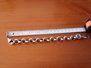 Pulsera Plata Ley Rolo