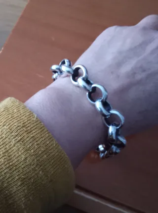 Pulsera Plata Ley Rolo