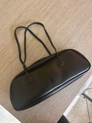 Borsa baguette nera Times Art Design