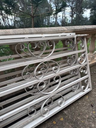 Barrera exterior 4 lamas decorativa